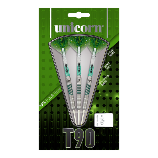 Unicorn T90 Core XL Green steel darts