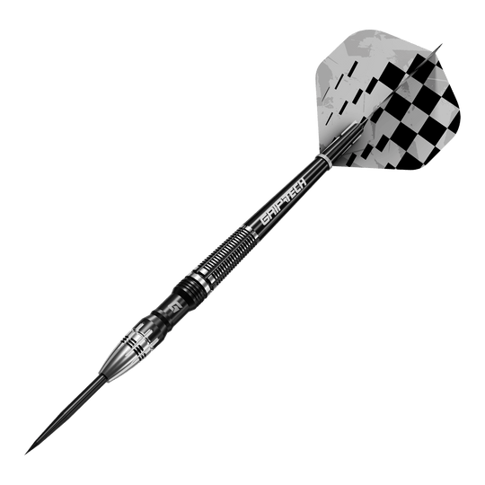 GOAT Rook Steeldarts sind auf diesem Bild abgebildet. Das Produkt ist ein Steeldart-Pfeil für Dartsport.