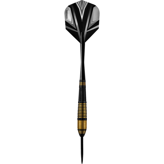 Harrows Vivid Brass Black steel darts