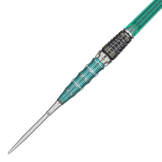 Target Japan The Rising Miracle Combination Limited Edition Swiss Point Steeldarts Das Produktbild zeigt einzelne Target Japan The Rising Miracle Combination Limited Edition Swiss Point Steeldarts. Details des Designs werden betont.