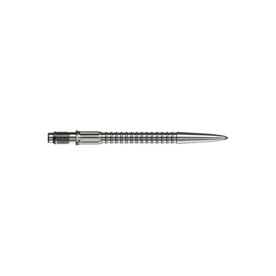 Mission R2.5 Rapid Point GV1 Dart Tips - Silver Das Bild zeigt Mission R25 Rapid Point GV1 Dartspitzen in Silber, 30mm. Hier handelt es sich um Ersatzspitzen für Darts.