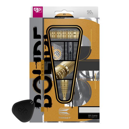 Target Bolide Envy 05 Swiss Point steel darts Abgebildet ist der Target Bolide Envy 05 Swiss Point Steeldarts. Das Produkt ist für Dartspieler geeignet.