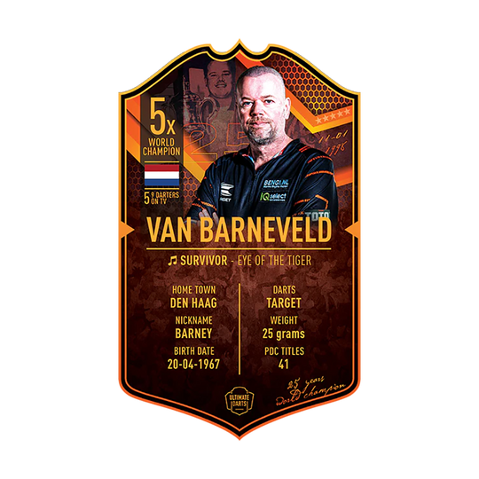 Ultimate Darts Card - Raymond Van Barneveld