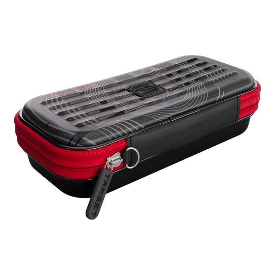 Auf dem Bild ist das Takoma Ghost Series Stephen Bunting Dartcase abgebildet. Das Produkt ist ein elegantes Dartcase aus der Ghost Series.
