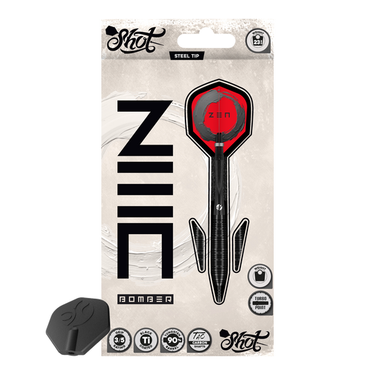 Shot ZEN Bomber Turbo Point steel darts