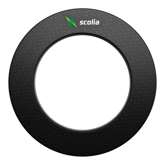 Scolia Signature Dartboard Surround Das Bild zeigt das Produkt Scolia Signature Dartboard Surround. Es handelt sich um einen speziellen Schutzring für Dartscheiben.