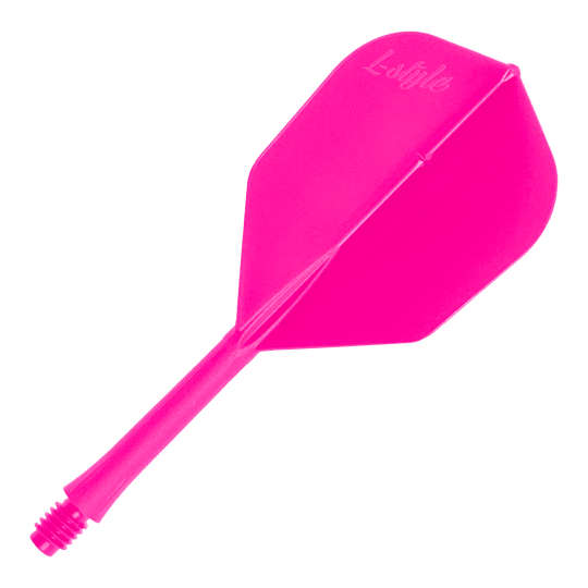 Hier ist ein Dart-Flug in Neon-Pink zu sehen. Abgebildet ist der Artikel 'LSF-905_L-Style_BarFlight_NeonPink_1'.