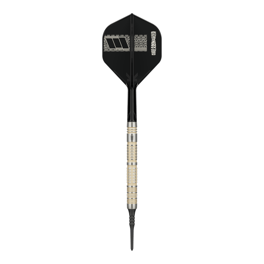 Target Dimitri Van Den Bergh 95K soft darts - 19g Hier ist das Produkt Target Dimitri Van Den Bergh 95K Softdarts - 19g abgebildet. Die Darts bieten eine hochwertige Verarbeitung und stilvolles Aussehen.