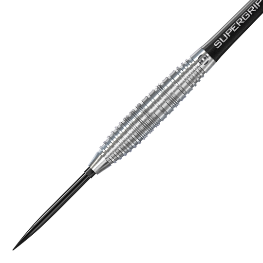 Die Abbildung zeigt Harrows NX90 Bomb Quick Point Steeldarts. Die Steeldarts sind für das Dartspiel konzipiert.