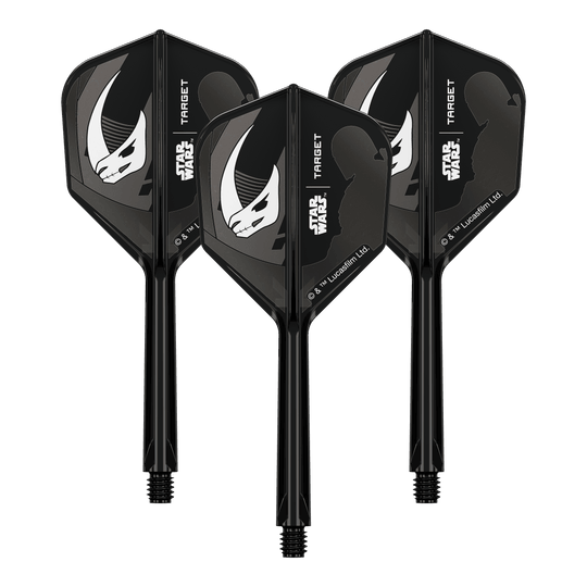 Target Star Wars K-Flex Set Mandalorian No6 Flights Das Bild zeigt das Produkt '410625_Target_StarWars_K-Flex_Mandalorian_Armour_No6_Flights_33mm_2a'. Wahrscheinlich sind hier Mandalorian Armour Dart-Flights abgebildet.