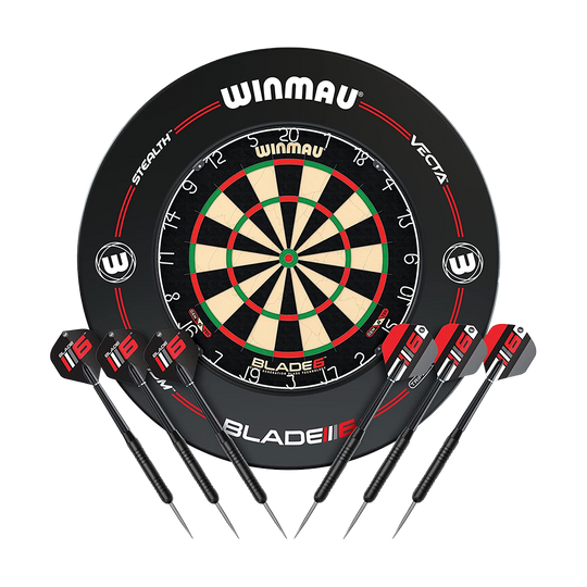 Winmau Blade 6 Set mit 2 Sets Darts und Blade 6 Surround