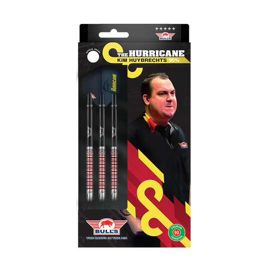 Bulls NL Kim Huybrechts 90% PCT Red Steel darts