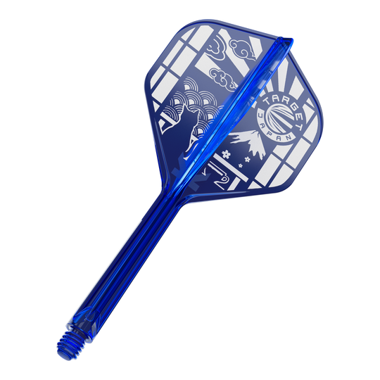 Target Japan K-Flex Blue Limited No2 Standard Flights Hier ist ein Target Japan K-Flex Blue Limited No2 Flights 33mm zu sehen. Die Abbildung zeigt die blaue Variante dieses Dartflights.