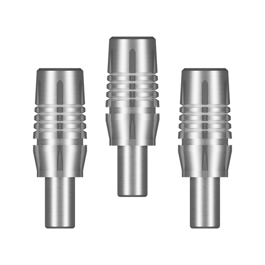 Shot Threadhead Point Adapter Satz silberner Dartspitzen-Adapter in kompakter Ausführung. Die Adapter sind für das Anbringen von Spitzen geeignet.