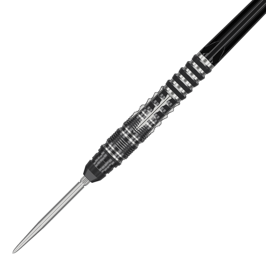 Target Japan Black Marque Blaze Swiss Point Steeldarts - 23g Das Foto zeigt die Target Japan Black Marque Blaze Swiss Point Steeldarts - 23g. Die Darts verfügen über spezielle Spitzen für optimale Leistung beim Spiel.