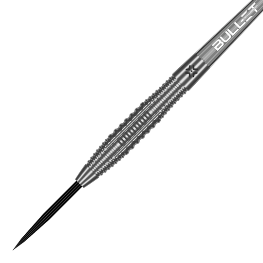 Bullet Ranger steel darts Das Bild zeigt Bullet Ranger Steeldarts. Die Steeldarts liegen nebeneinander und sind gut sichtbar.