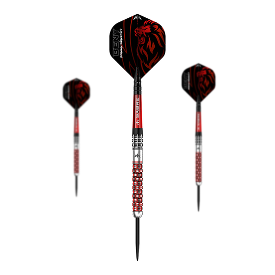 Mission Roman Benecky Black Red Steeldarts - 24g