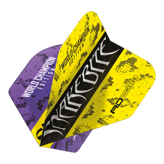 Red Dragon Peter Wright Snakebite Purple Yellow Yin Yang Standard Flights 