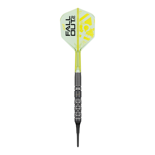 Target Luke Littler Nuke Fallout Soft Darts - 19g Zu sehen sind die Target Luke Littler Nuke Fallout Softdarts - 19g. Das Produkt zeichnet sich durch hohe Präzision und gutes Design aus.