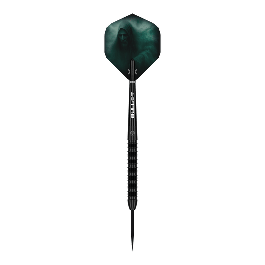 Bullet Shadow steel darts Das Produkt Bullet Shadow Steeldarts ist auf diesem Bild zu sehen. Es handelt sich um stabile und präzise Steeldarts für das Dartspiel.