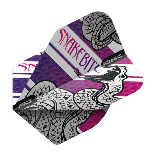 Red Dragon Hardcore Ionic Snakebite Coiled Snake Purple Standard Flights