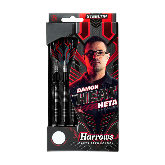 Harrows Damon Heta The Heat 90% steel darts