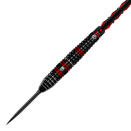 Harrows Ryan Searle 90% Steeldarts Quick Point Steeldarts Das Bild zeigt einen Harrows Ryan Searle 90% Steeldarts Quick Point Steeldart. Dieses Modell ist bekannt für seine hohe Präzision.