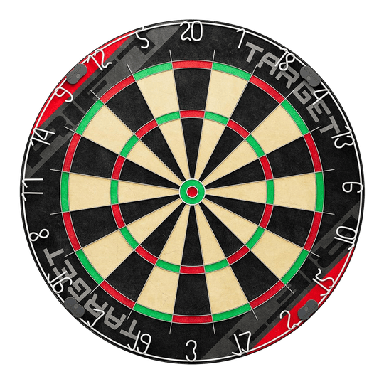 Target Rift steel dartboard set Das Bild stellt das Target Rift Steeldartboard Set dar. Es ist ein hochwertiges Set für Freizeit und Turniere.