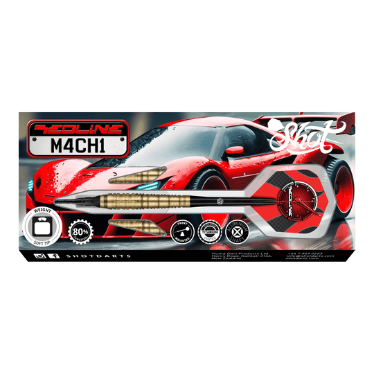 Shot Redline Mach 1 Softdarts - 20g