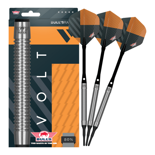 Bulls NL Volt Orange Soft Darts - 18g Bulls NL Volt Orange Soft Darts - 18g