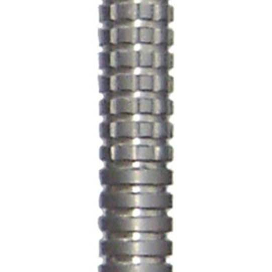ds15200a975eadb8 Das Bild zeigt einen Dartpfeil-Barrel aus Metall mit geriffeltem Griff. Es handelt sich um das Modell "McDart Dart Star" aus 85 % Tungsten.