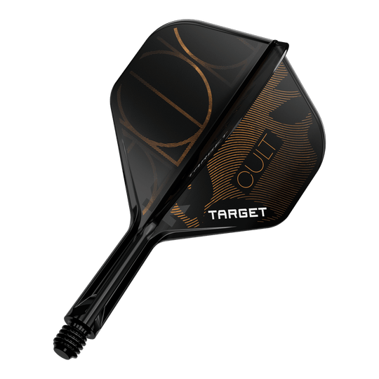 Target K-Flex Cult No2 Standard Flight Shaft System Das Bild zeigt ein Produkt namens '410169 Target K-Flex Cult No2 Standard Flights 19mm 1'. Es handelt sich wahrscheinlich um einen einzelnen Dart-Flight.