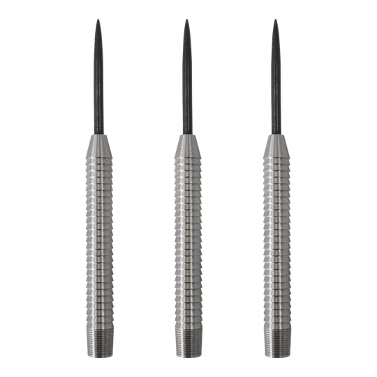 Abgebildet ist das Set McDart Shark 3 Steeldart-Barrels - 22g. Die Steeldart-Barrels werden als Set dargestellt.