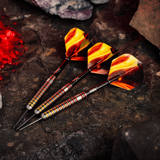 Red Dragon Furnace Steel Darts Dies ist ein Bild der Red Dragon Furnace Steeldarts. Die Darts sind speziell für Präzision und Leistung entwickelt.