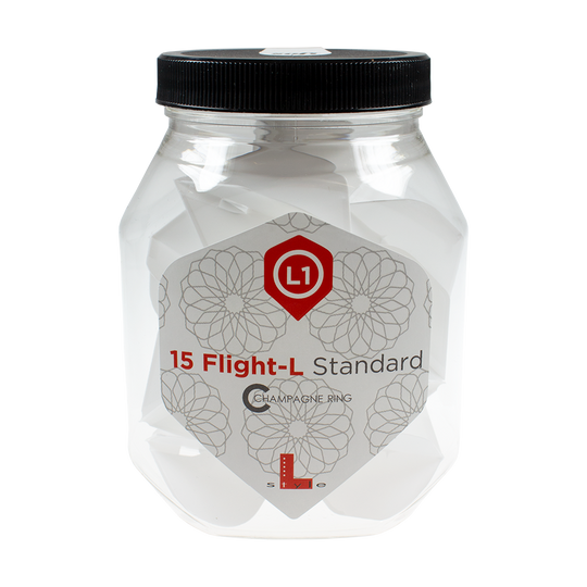 L-Style Flights Champagne - L1PRO Standard - 5 sets in a glass