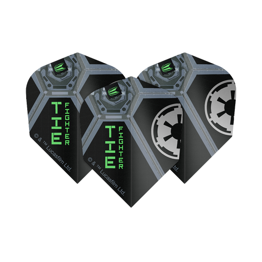 Target Star Wars ProUltra Tie Fighter No6 Flights. Dart-Flights mit Tie Fighter Motiv aus der Star Wars Kollektion.
