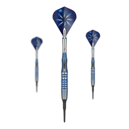 Target Phil Taylor Gx2 soft darts Das Bild zeigt die Target Phil Taylor Gx2 Softdarts. Diese Darts wurden für präzises Spielen entwickelt.