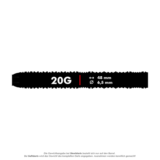 Shot ZEN Straight Softdarts - 20g Shot ZEN Straight Softdarts - 20g