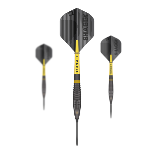 Target Scott Williams Shaggy Black Swiss Point Steel Darts