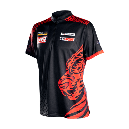 Red Dragon Jonny Clayton Tour dart shirt