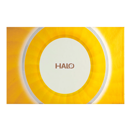 Caliburn Halo H3 steel darts - 21.5g Das Bild präsentiert die Caliburn Halo H3 Steeldarts - 21,5g. Die Darts liegen gut sichtbar nebeneinander.