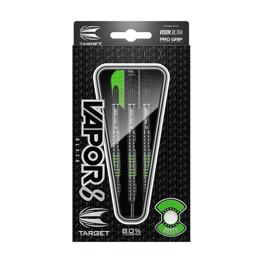 Target Vapor8 Black Green Steeldarts