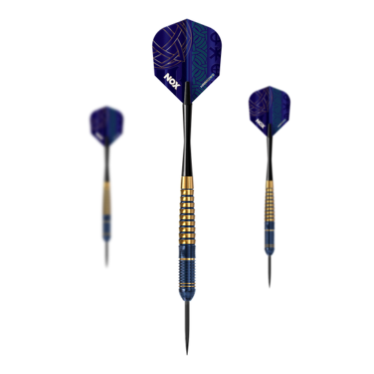 Harrows Nox Premium Brass Steel Darts Abgebildet sind die Harrows Nox Premium Brass Steeldarts. Diese hochwertigen Dartpfeile sind speziell für Steeldart entwickelt.