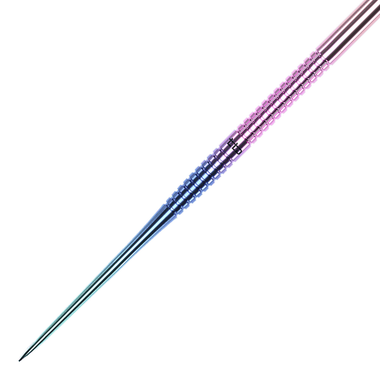 Caliburn TTD Complete Titanium T1 Rainbow Steeldarts - 5g Abgebildet ist der Caliburn TTD Complete Titanium T1 Rainbow Steeldarts - 5g. Dieser Dartpfeil überzeugt durch ein einzigartiges Regenbogen-Titanium-Finish.