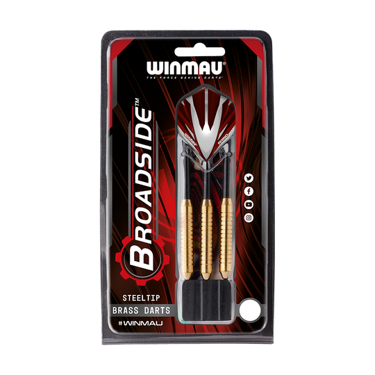 Winmau Broadside Brass Steeldarts - 22g