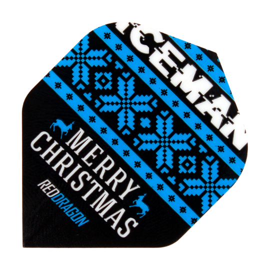 Red Dragon Gerwyn Price Iceman Merry Christmas Logo Flights