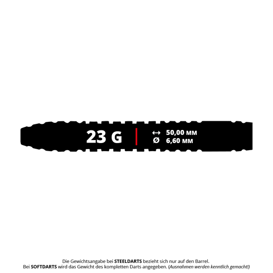 Unicorn Wraith Cameron Menzies Steel Darts - 23g Unicorn Wraith Cameron Menzies Steeldarts - 23g sind hier zu sehen. Diese Steeldarts sind für professionelle Dartspieler entworfen.