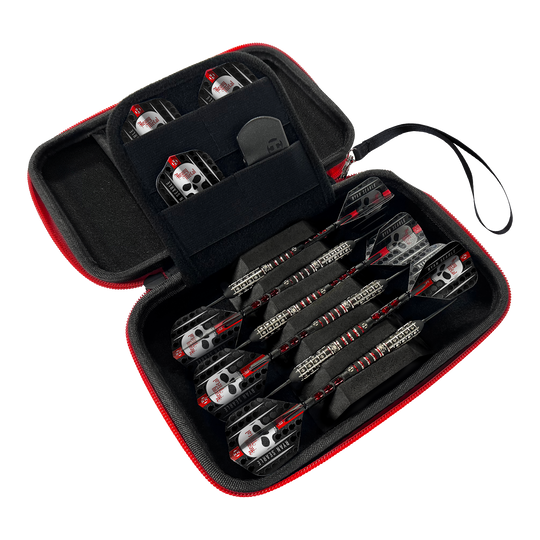 Harrows Ryan Searle Player Pro6 Dartcase ist ein stabiles Etui für Darts. Es wurde speziell für den sicheren Transport entwickelt.