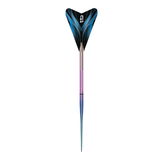 Caliburn TTD Complete Titanium T1 Rainbow Steeldarts - 5g Hier sieht man den Caliburn TTD Complete Titanium T1 Rainbow Steeldarts - 5g. Der Dartpfeil ist besonders durch sein farbenfrohes Aussehen.