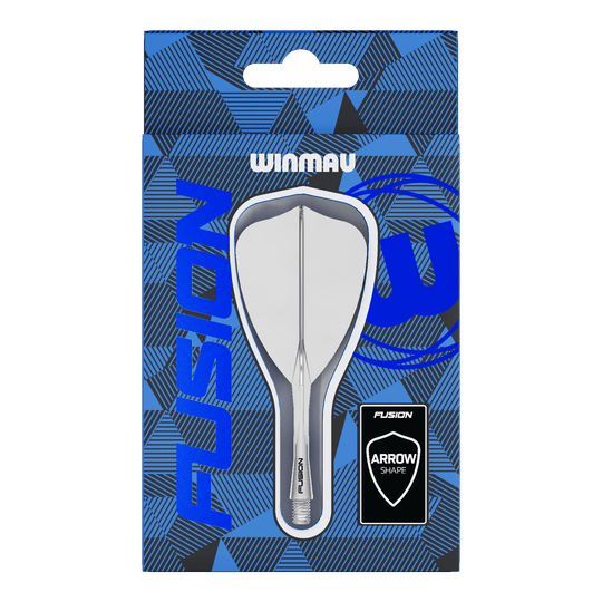 Winmau Fusion Flight Shaft System Arrow Clear Hier ist ein weiteres Bild des Winmau Fusion Flight-Shaft-System Arrow Clear. Es zeigt den Flightschaft für Darts in einer anderen Perspektive.